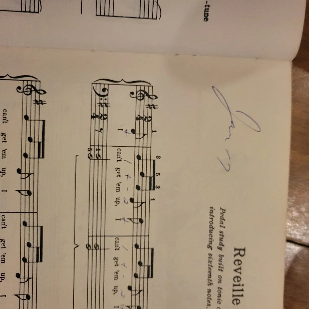 BERNICE FROST'S: Beginning at the Piano a Preparatory Folk Tunes Vintage